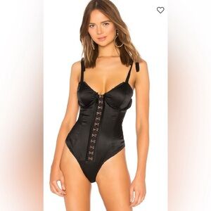 For Love and Lemons Skivvies Lucy Hook and Eye Bodysuit